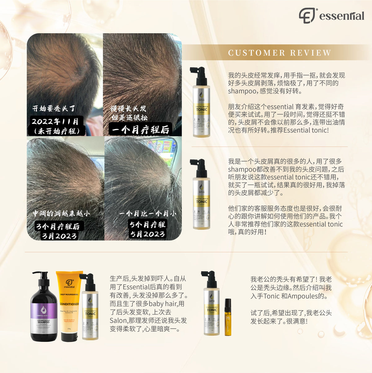 Essential Hair Care Energize Hair Tonic 50ml I Promote Hair Growth