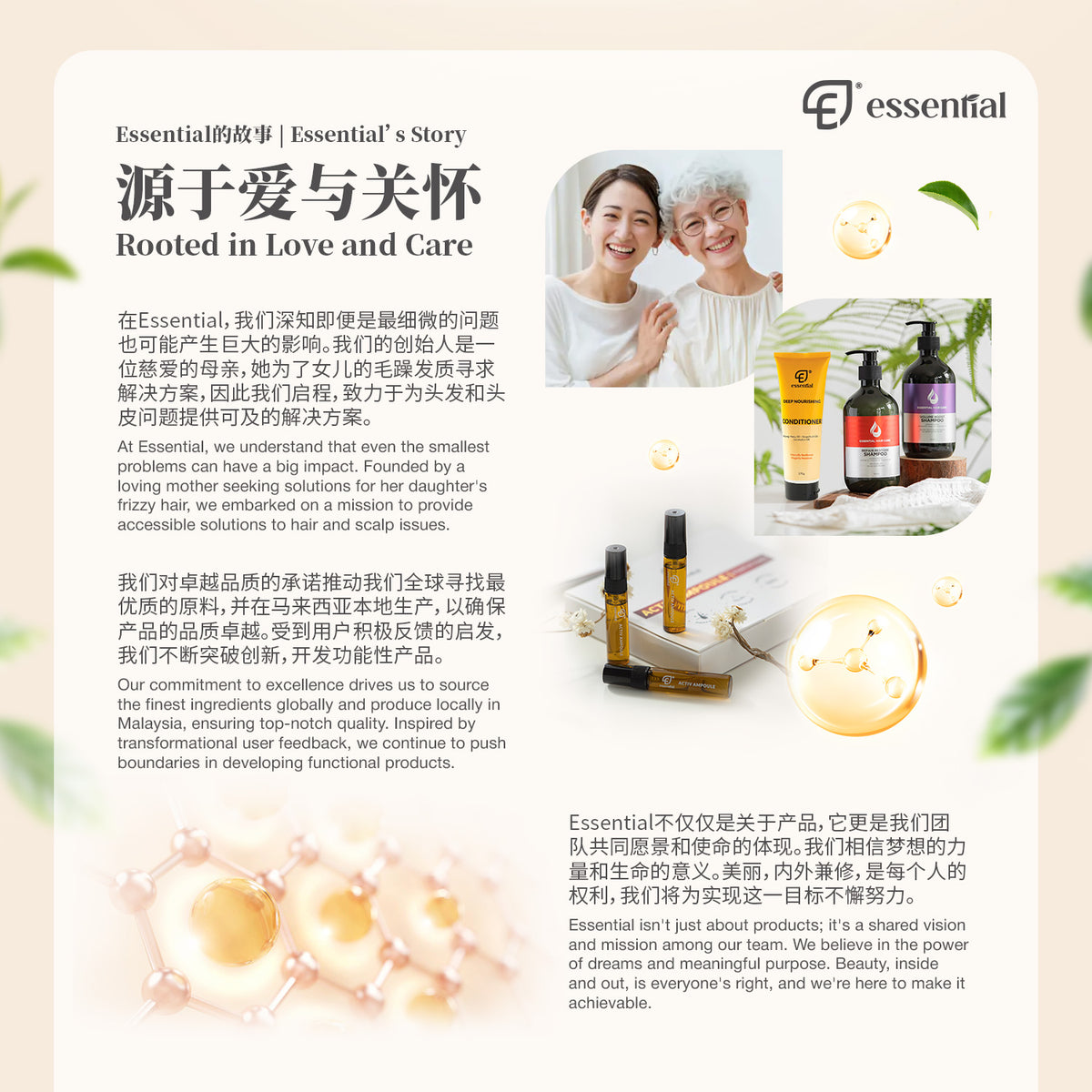 Essential Hair Care Energize Hair Tonic 50ml I Promote Hair Growth
