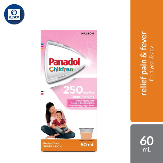 Panadol Suspension 6+ Years 250mg 60ml | Effective Relief of Fever Panadol