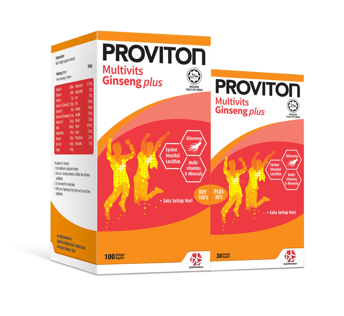 Proviton Multivitamins 100s + 30s | Multivitamins with Panax Ginseng Extract