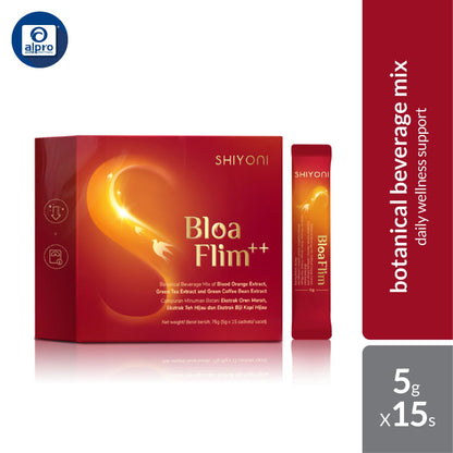 Shiyoni BloaFlim Botanical Extract Beverage 5g ×15s | Daily Cardiovascular Wellness Support Shiyoni