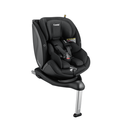 Combi Crossage 360 SL Plus Car Seat (Black / Navy Blue) | 40–150cm | R129 i-Size | 360° Rotation