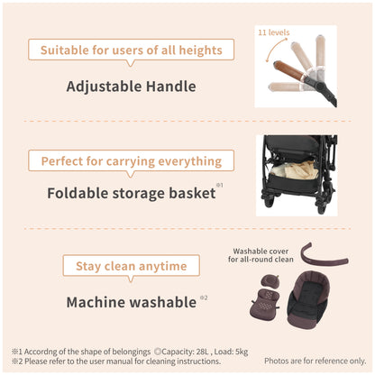 Combi Sugocal S Baby Stroller | Auto Slide Seat