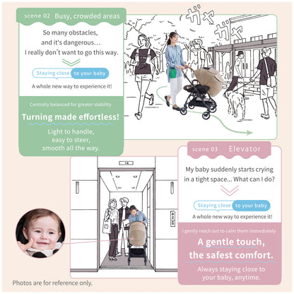 Combi Sugocal S Baby Stroller | Auto Slide Seat