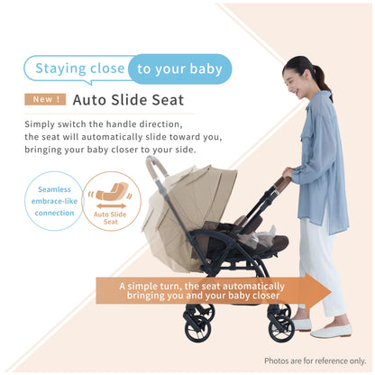 Combi Sugocal S Baby Stroller | Auto Slide Seat