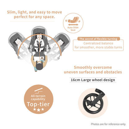 Combi Sugocal S Baby Stroller | Auto Slide Seat