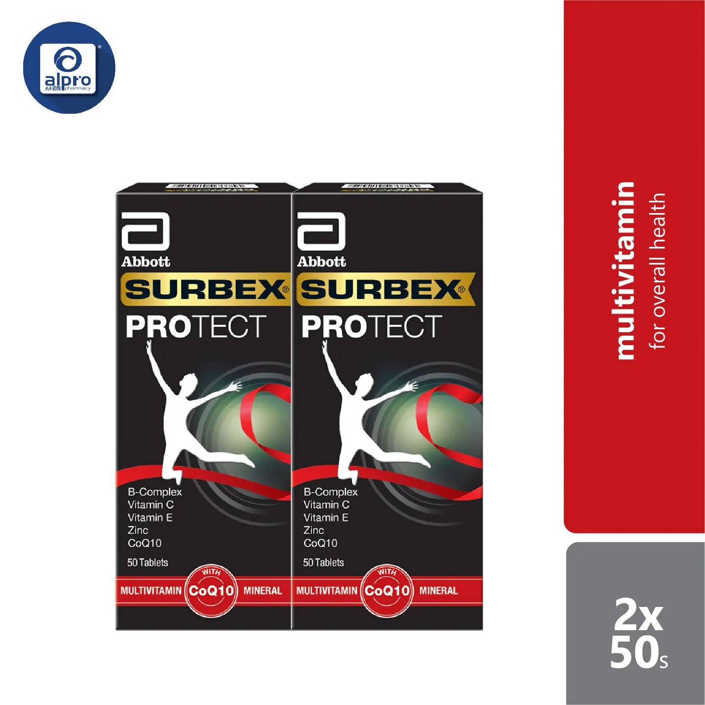 Abbott Surbex Protect 2x50s | Vitality Abbott Surbex