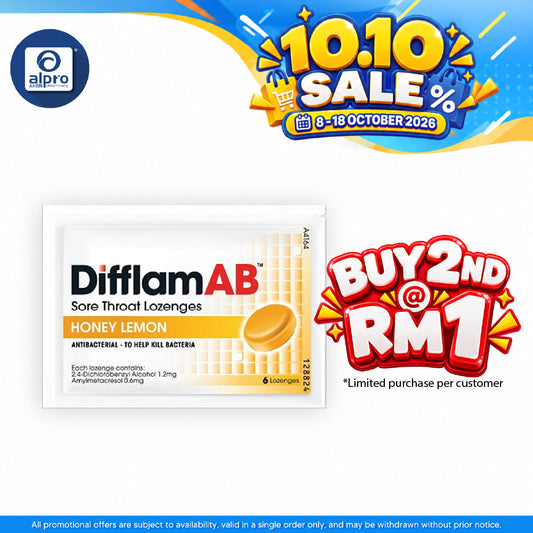 Difflamab Loz (honey Lemon) 6's | for Sore Throat