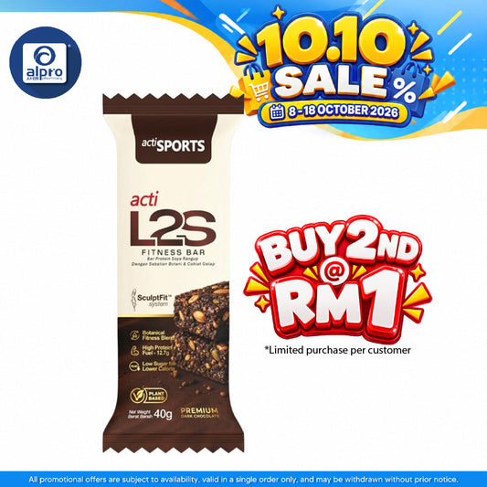 Acti L2S Fitness Bar 40g 1s | Lower Calorie and High Protein Fuel