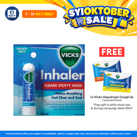 Vicks Inhaler 1s | Promotes Respiratory System Health