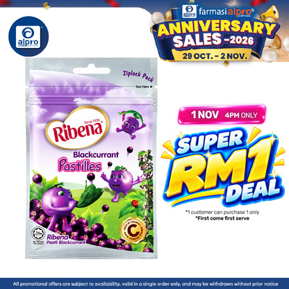 Ribena Blackcurrant Pastilles  1s