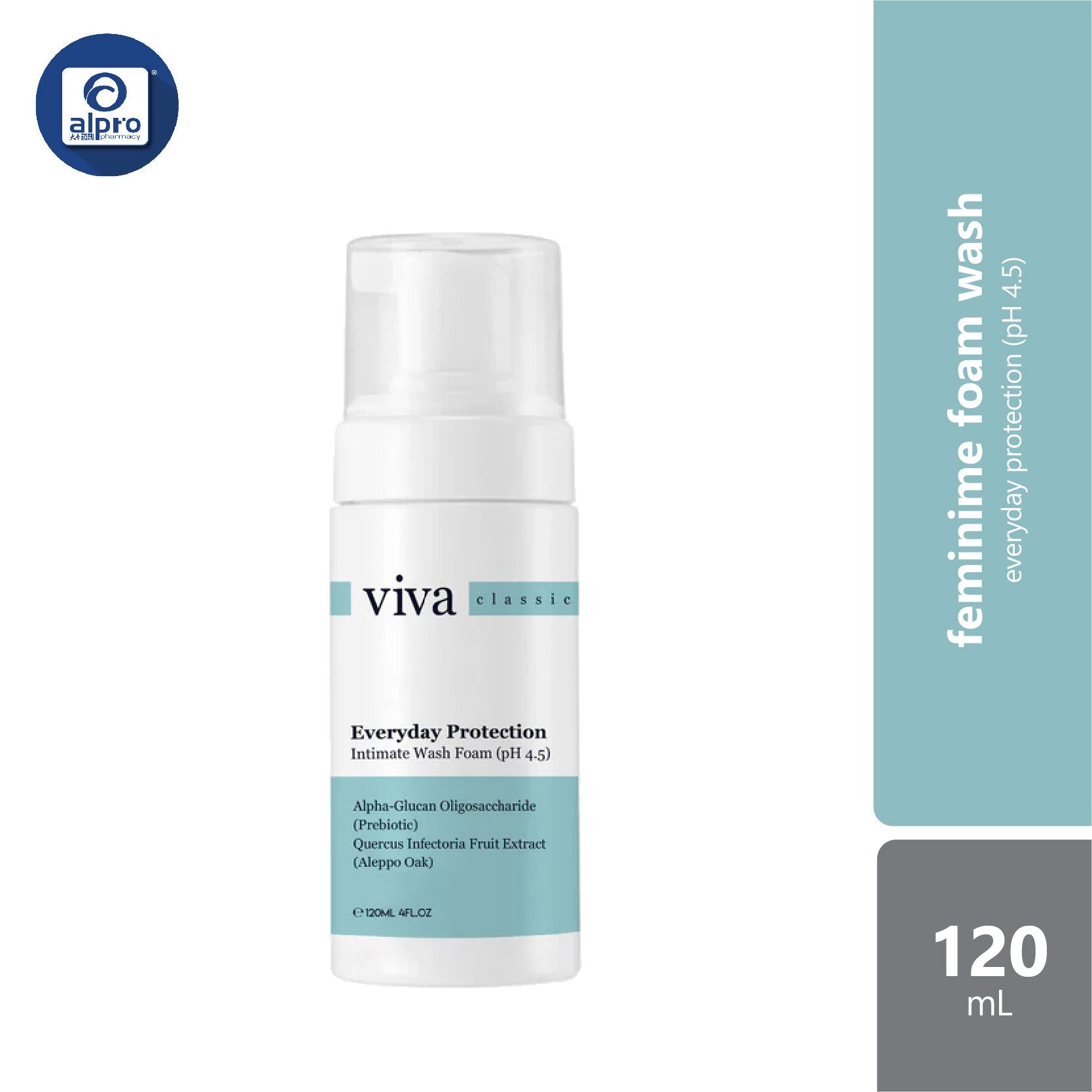 Viva Classic Everyday Protection 120ml | Feminine Wash Alpro Pharmacy