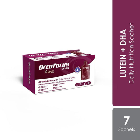 Occufocus 20/20 18g 7s | Lutein Esters, Algal DHA &amp; Mixed Berry Occufocus