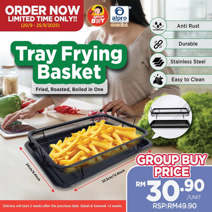 [Group Buy Delivery Starts: 13/10/2025] Kitchen Oil Strainer Pan Multi-Function Cooking Tool Group Buy