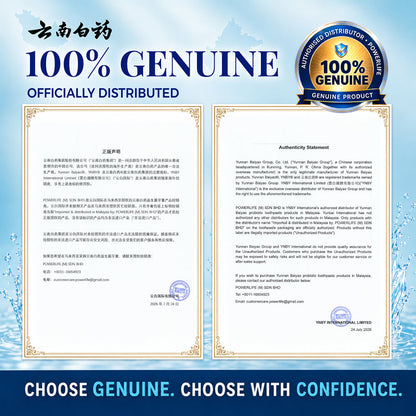 YNBY Yunnan Baiyao Probiotic Toohtpaste 云南白药牙膏 100g Yunnan Baiyao