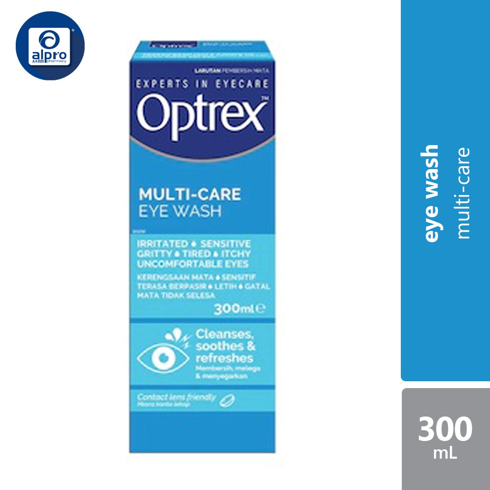 Optrex Multi-Care Eye Wash 300mL | Cleanses & Soothes Sensitive Eyes Optrex