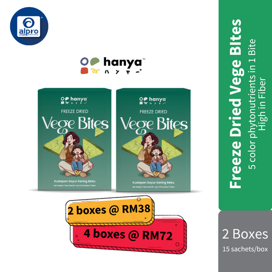 (Group Buy) - Hanya Freeze-Dried Vege Bites (3g X 15s) 2boxes Hanya