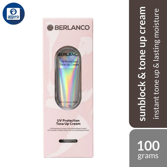 Berlanco Sunblock UV Protection Tone Up Cream 100g | Instant Tone Up & Long-Lasting Moisture Berlanco