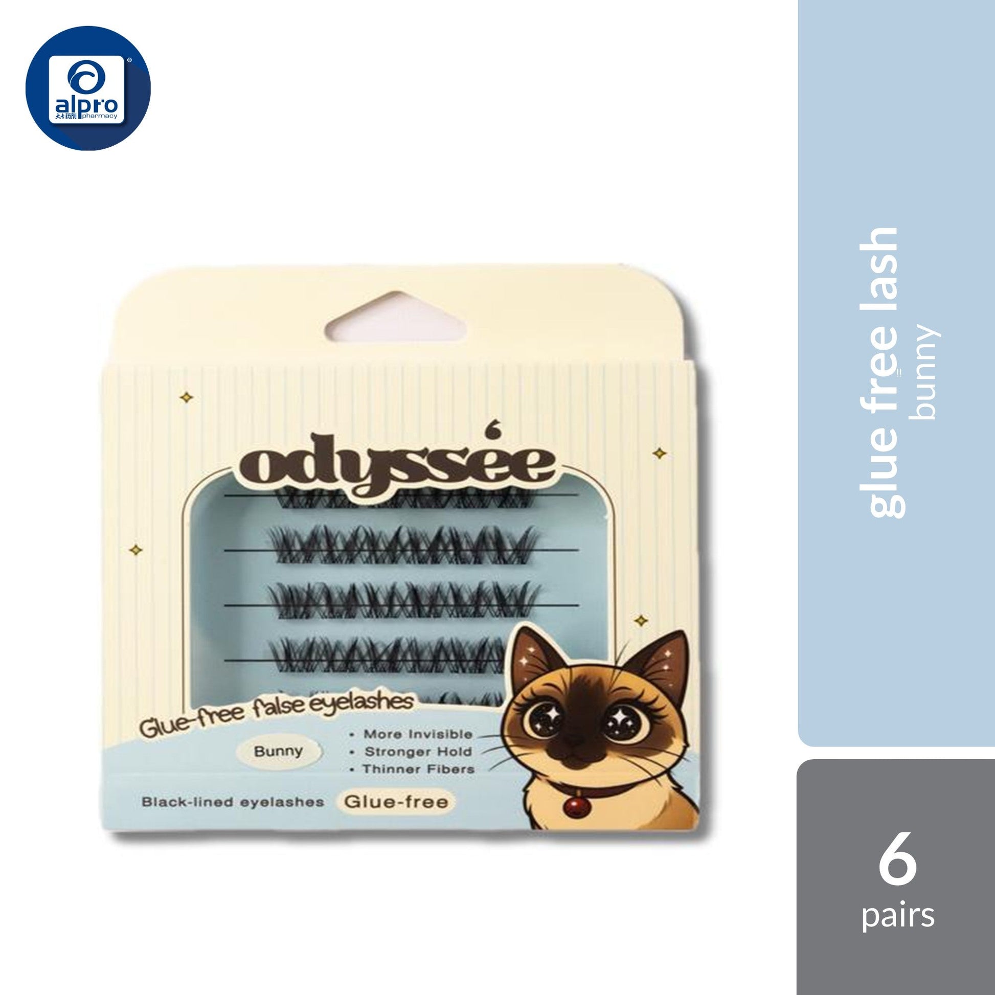 Odyssee Glue Free Lash 6 Pair With 12 Choices Of Patterns Odyssee