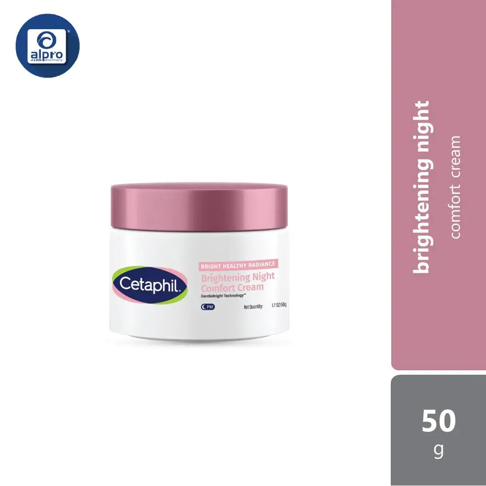 Cetaphil Bright Healthy Radiance Night Comfort Cream 50g | Works to Correct Dark Spot Cetaphil