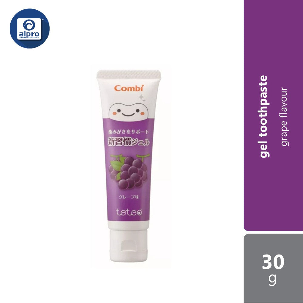 Combi Gel Toothpaste 30g (Strawberry/ Orange/ Grape) Combi