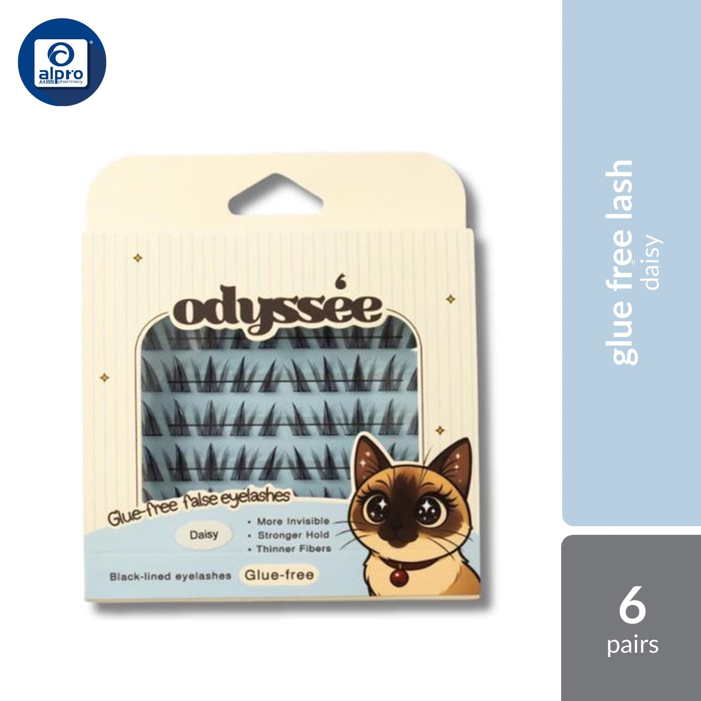 Odyssee Glue Free Lash 6 Pair With 12 Choices Of Patterns Odyssee