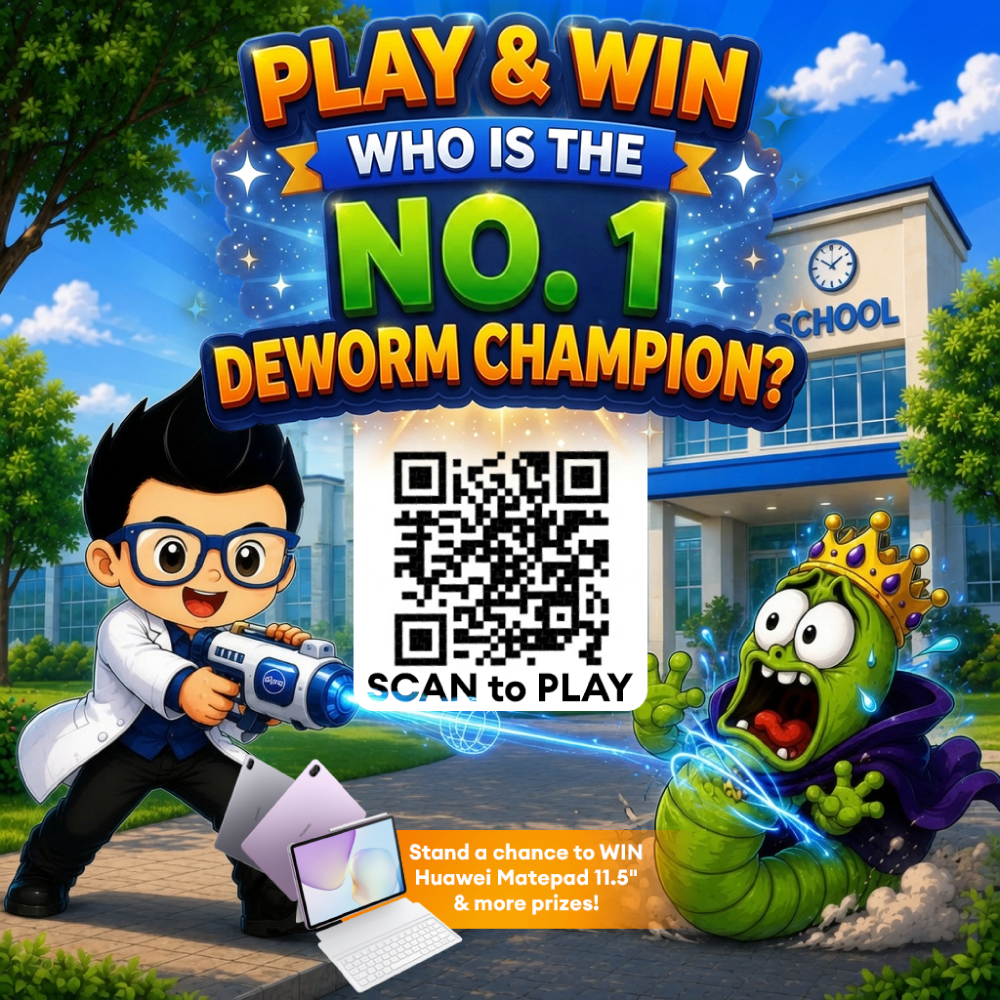 (Deworm Champion Set) K-Worm Chewtab, Paw-Shaped Foam Wash and Prunus Domestica K-Worm