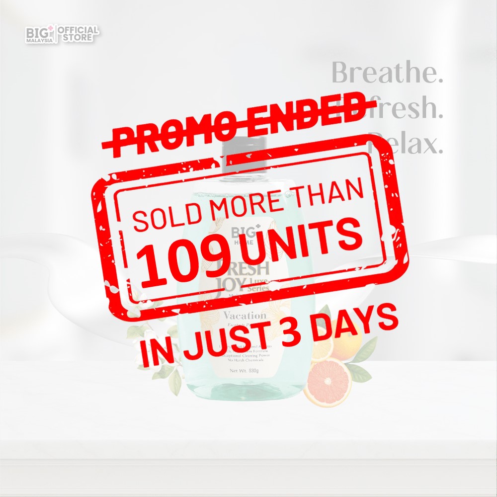 [Group Buy Delivery Starts: 19/1/2025] Freshjoy Luxe Multi-Purpose Toilet Cleaner 530g (Happyland/Serenity/Vacation) Group Buy