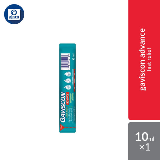 Gaviscon Advance Sachet 10ml X 1s | For Heartburn and Indigestion gaviscon