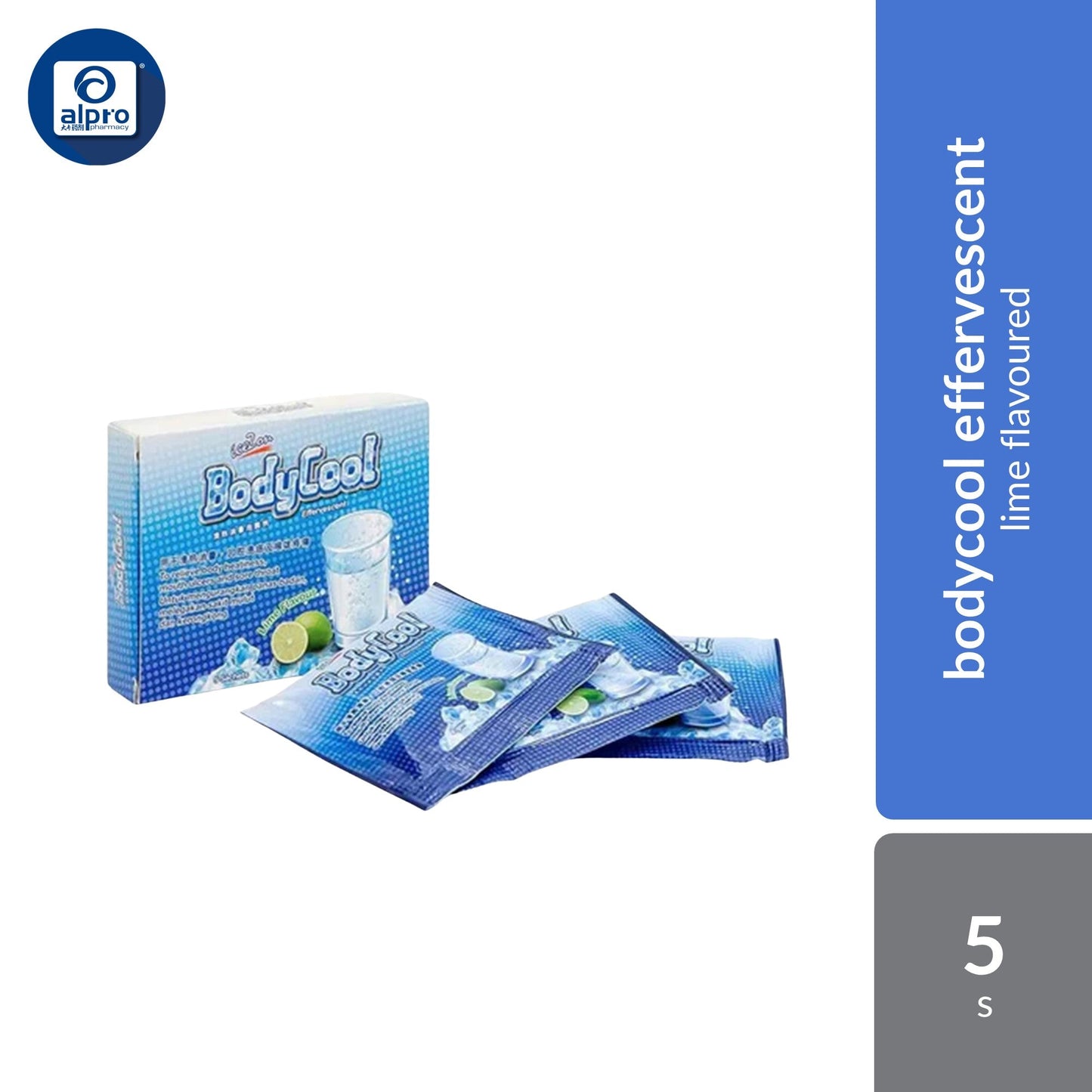 Icezon BodyCool Effervescent (Lime) 6g 5s | Relieve Body Heatiness Icezon