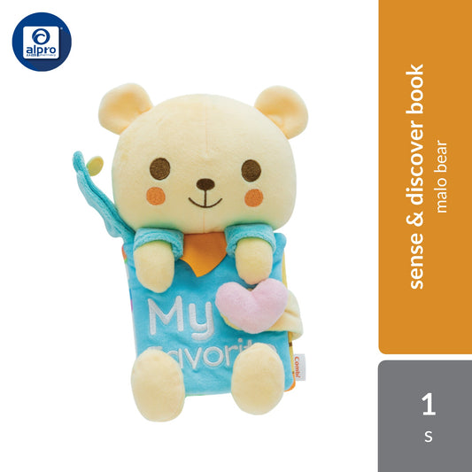 Combi Baby Sense & Discover Book Malo Bear | Applicable Age: 3 Momths+