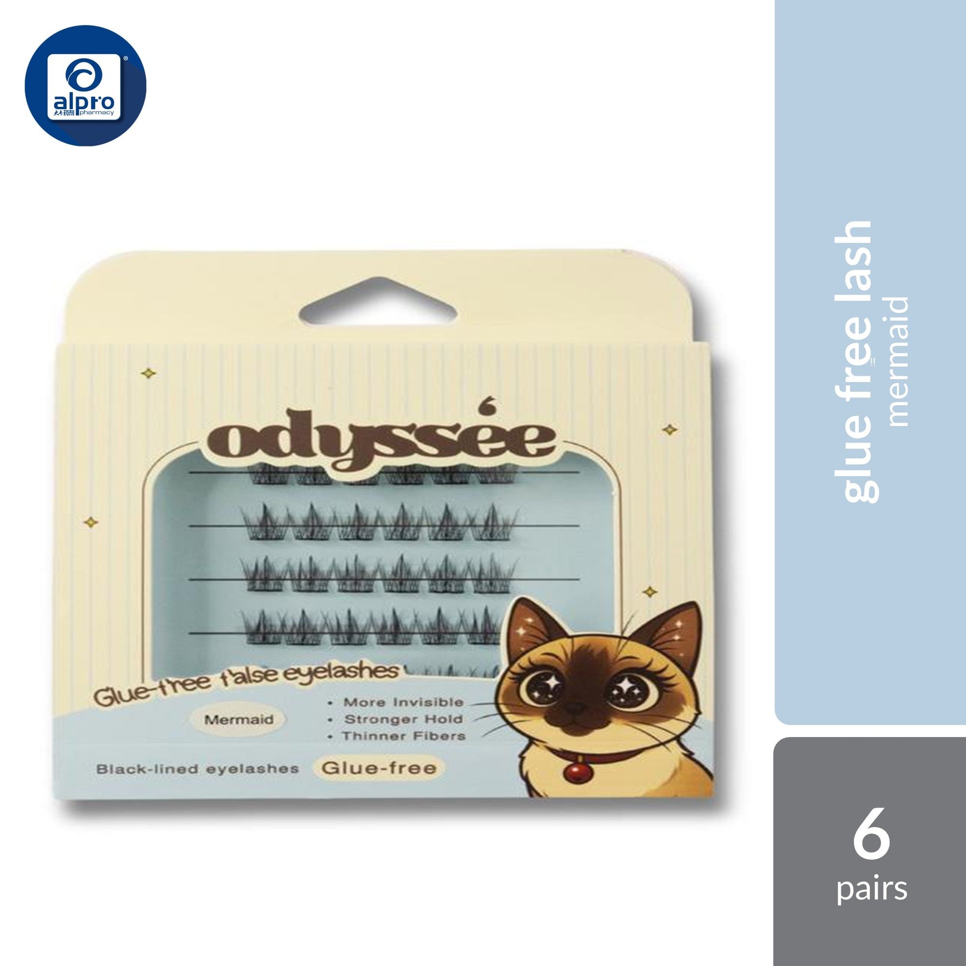 Odyssee Glue Free Lash 6 Pair With 12 Choices Of Patterns Odyssee