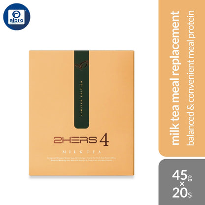 Lazior 2HERS (Cocoa/Mocha) 900g / Milk Tea 45g ×20s | Balanced & Convenient Meal Protein Lazior