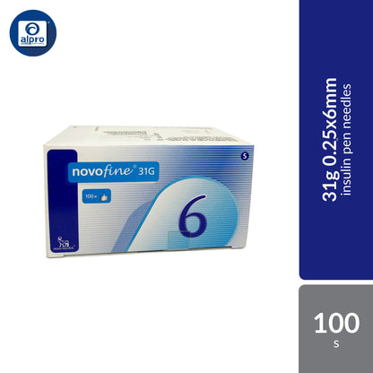 Novofine 31g 0.25x6mm 100s Novofine