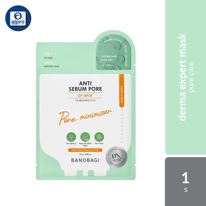 Banobagi Derma Expert Mask 1s (Acne Care/Moisturizing/Brightening/Pore Care/Firming) Banobagi