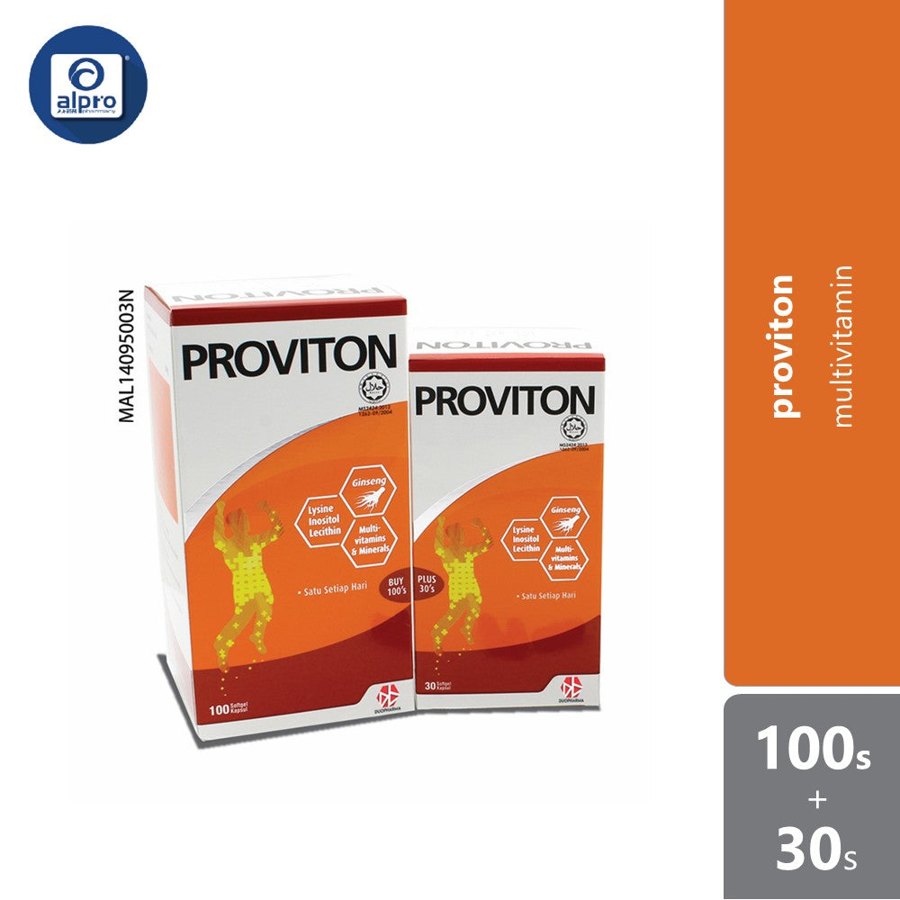 Proviton Multivitamins 100s FREE 30s | Helps to Improve Energy and Stamina Proviton