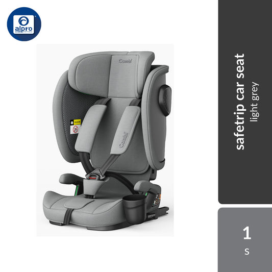 Combi SafeTrip Car Seat (Light Grey/ Black) | R129 i-Size Child Car Seat