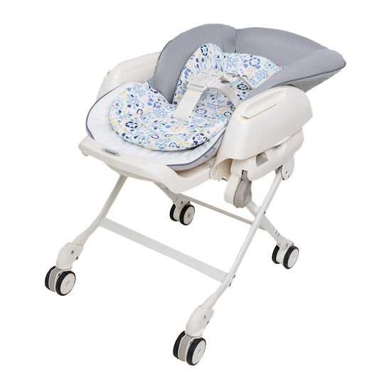 Combi Parenting Station Dreamy Manual Baby Swing (Light Grey) | Multi-functional