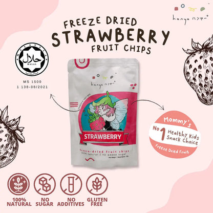 Hanya Freeze-Dried 20g (Strawberry/Banana/ Dragonfruit/Apple) Hanya