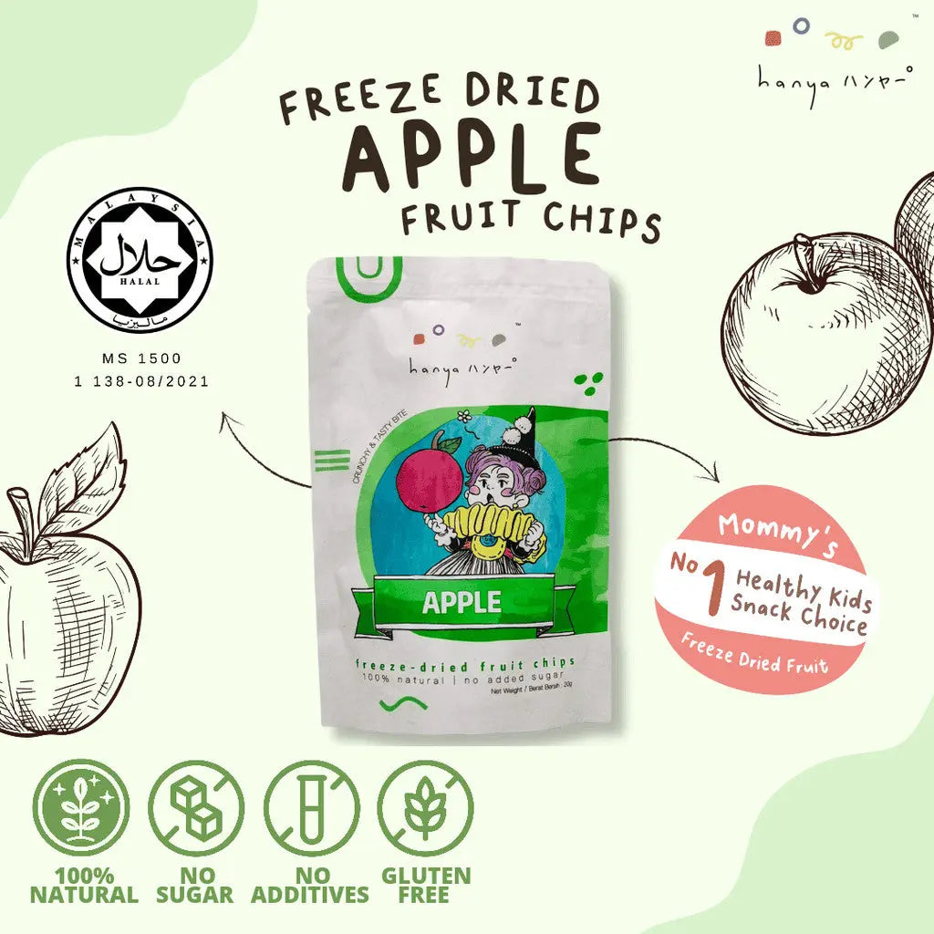 Hanya Freeze-Dried 20g (Strawberry/Banana/ Dragonfruit/Apple) Hanya