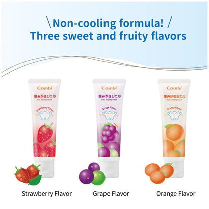 Combi Gel Toothpaste 30g (Strawberry / Orange / Grape)
