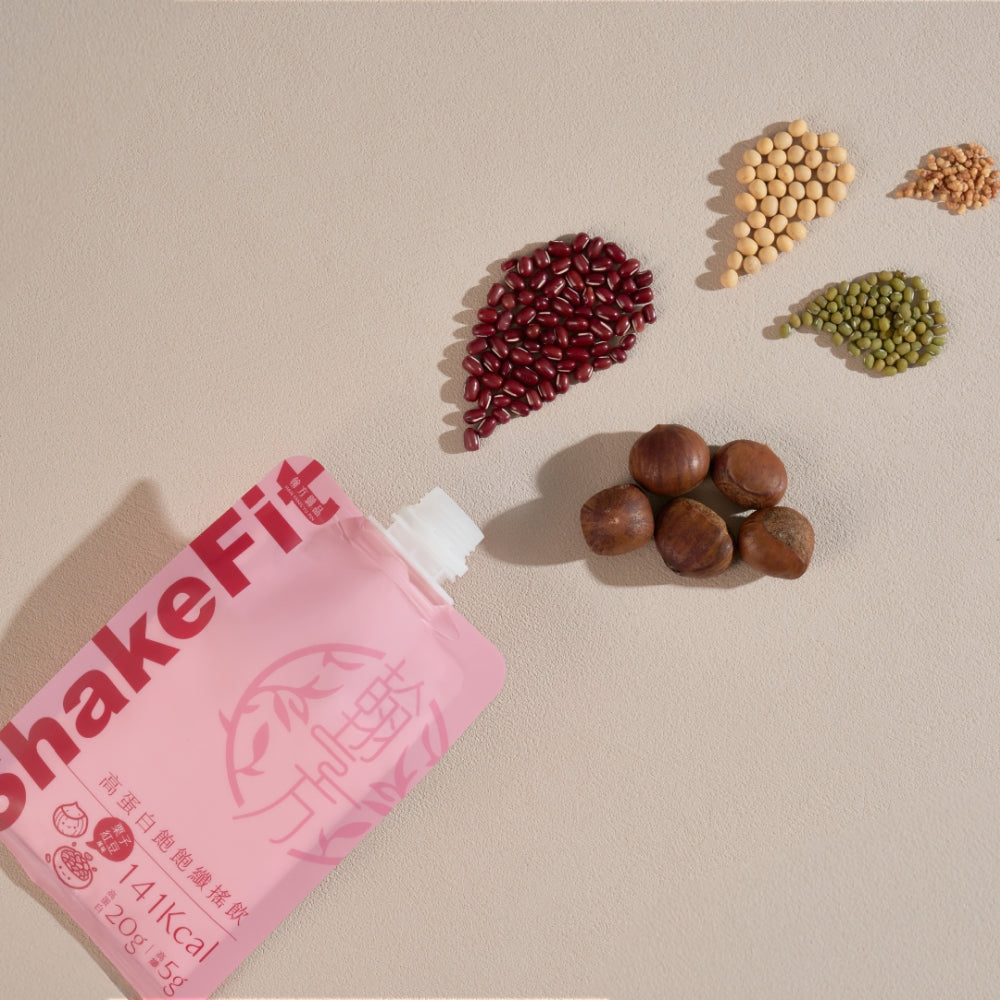ShakeFit High Protein Fiber Shake (Sesame & Barley / Chestnut & Red Bean / Lei Cha & Brown Rice) | Well-Balanced Nutrition HAN FANG YU PIN