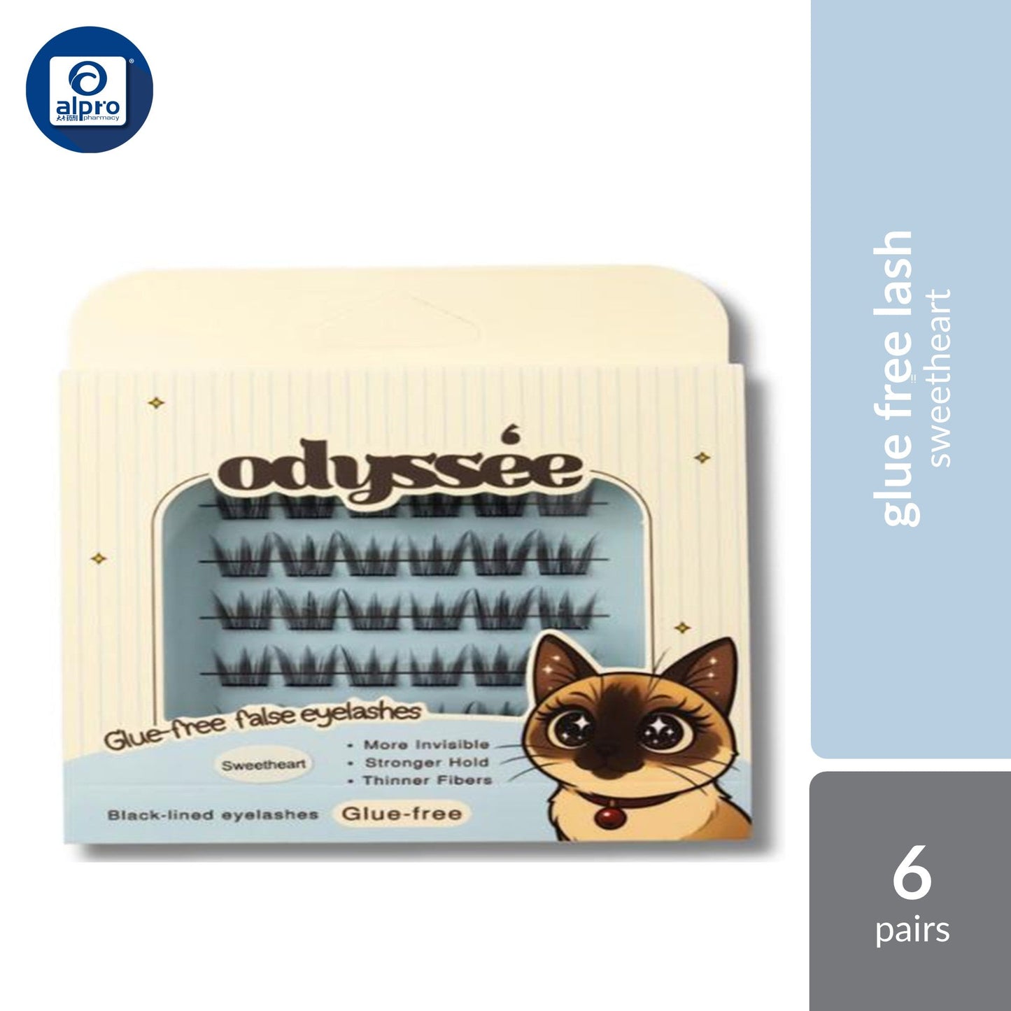 Odyssee Glue Free Lash 6 Pair With 12 Choices Of Patterns Odyssee