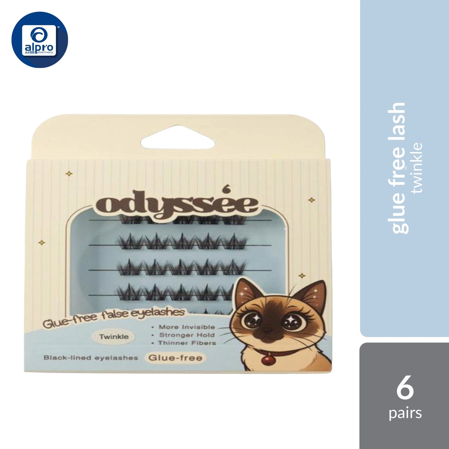 Odyssee Glue Free Lash 6 Pair With 12 Choices Of Patterns Odyssee