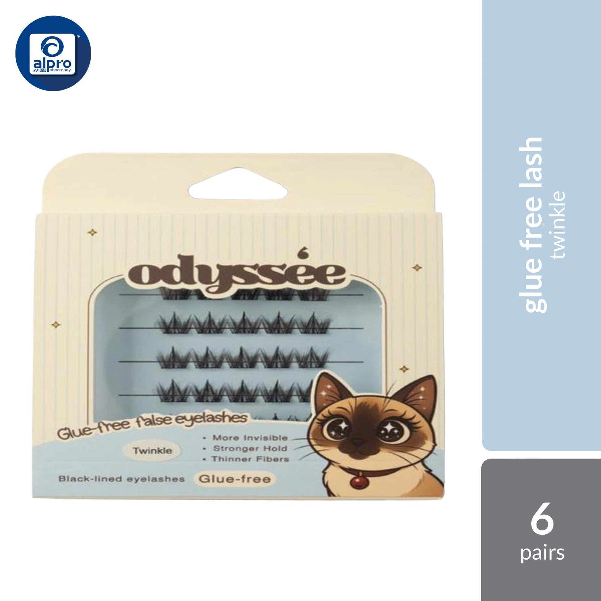 Odyssee Glue Free Lash 6 Pair With 12 Choices Of Patterns Odyssee